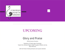 Tablet Screenshot of chorusnorthshore.org